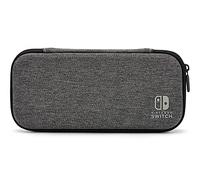 PowerA Slim Case for Nintendo Switch - OLED Model, Nintendo Switch or Nintendo Switch Lite - Charcoal, Protective Case, Gaming Case, Console Case, Accessories, Storage, Officially Licensed