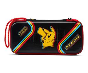 PowerA Slim Travel Pro Case for OLED Model, Nintendo Switch and Nintendo Switch Lite - Pokémon: Pikachu Arcade Hard Shell Protective Case Cover Gaming Case Console
