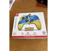 PowerA Enhanced Wired Controller for Nintendo Switch and Oled Model, Advance Gaming Buttons, 3.5mm Stereo Jack and Anti-Friction Rings, Officially Licensed: Sonic Boost