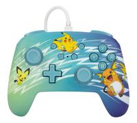 PowerA Enhanced Wired Controller for Nintendo Switch and Oled Model, Advance Gaming Buttons, 3.5mm Stereo Jack and Anti-Friction Rings, Officially Licensed: Pikachu Evolution