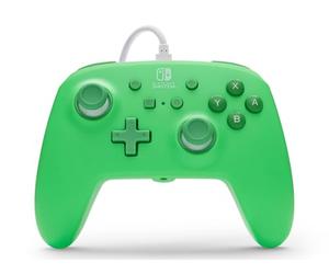 PowerA Verbesserter kabelgebundener Controller für Nintendo Switch - Meerschaumgrün, Gamepad, Game-Controller, kabelgebundener Controller, offiziell lizenziert
