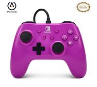 PowerA Wired Controller for Nintendo Switch OLED - Grape Purple, Gamepad, Officially Licensed
