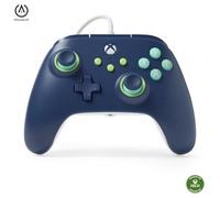 PowerA Wired Controller For Xbox Series X & S, Xbox One, PC, Windows 10 & 11, Dual Rumble Motors, Detachable 10ft USB Cable, 3.5mm Stereo Headset Jack, Official: Mariner Blue