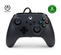 PowerA Wired Controller For Xbox Series X & S, Xbox One, PC, Windows 10 & Detachable 10ft USB Cable, 3.5mm Stereo Headset Jack, Official: Black