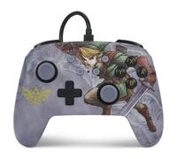 PowerA Enhanced Wired Controller for Nintendo Switch and Oled Model, Advance Gaming Buttons, 3.5mm Stereo Jack and Anti-Friction Rings, Officially Licensed: Valiant Link