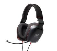 PowerA Wired Stereo Headset for Nintendo Switch 2 - Black, Officially Licensed, 50 mm Crivers, Detachable Boom Mic, On-Ear Controls, 3.5mm Jack, Compatible with Switch OLED, Switch, Switch Lite