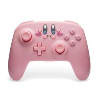 PowerA Wireless Controller for Nintendo Switch - Kirby Mouthful, Switch Lite/Switch-OLED Model, Nintendo Switch 2, AA Battery Included, Bluetooth, Motion Controls, Officially Licensed
