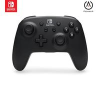 PowerA Wireless Controller - Nintendo Switch/Switch Lite/Switch-OLED Model, Nintendo Switch 2, Jet Black, Gamepad, Bluetooth, Motion Controls, Advanced Gaming Buttons, officially licensed
