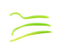 PowerBait Power Floating Trout Worm Green 3in | 8cm