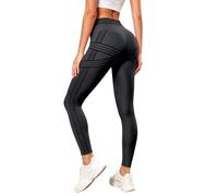 Powerband Resistance Leggings for Women, High Compression Workout with Built-in Resistance Bands, Body Sculpt Leggings for Women