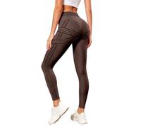 Powerband Resistance Leggings for Women, High Compression Workout with Built-in Resistance Bands, Body Sculpt Leggings for Women