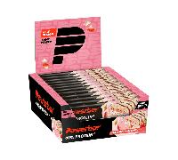 Powerbar 40% Protein+ Crisps 40g Protein Bars Box White Choco & Strawberry 12 Units Clear
