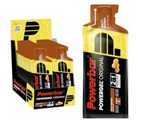 Powerbar Powergel Original Energy Gels Box Peanut 41g 24 Units Yellow,Grey