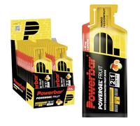 Powerbar - PowerGel Fruit - Red Fruit Punch - 24x41g - High Carb Energy Gel - Sodium - caffeine-free