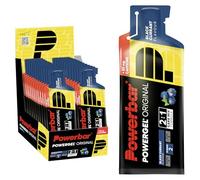 Powerbar - PowerGel Original - Black Currant - 24x41g - High Carb Energy Gel - Sodium - 50mg Caffeine