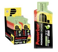 Powerbar - PowerGel Original - Green Apple - 24x41g - High Carb Energy Gel - Sodium - 50mg Caffeine