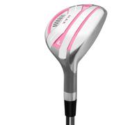 Powerbilt TPS Blackout Max #5 Hybrid, Women's Right Handed White/Pink