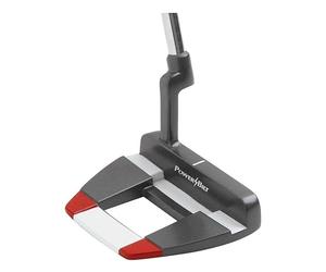 PowerBilt TPS X-Type M600 Putter (RH) - Large Mallet Design with High MOI, Grooved Face & Alignment Aids for Precision Putting, Black