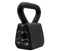 PowerBlock Adjustable Kettlebell, 8-16 kg, Black Steel, Compact & Durable, Ideal for Home & Commercial Gyms