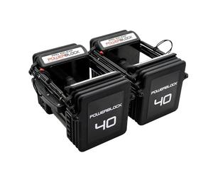 POWERBLOCK Pro 100 EXP Stage 1 - Adjustable Dumbbell Set - 1 to 18 kg per Dumbbell - Durable Steel Construction, Expandable with Expansion Kits - Suitable for Intensive Use