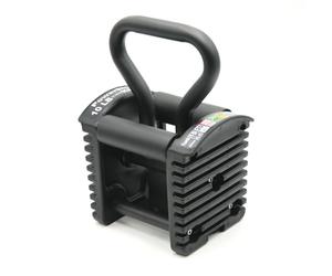 PowerBlock Pro Series Kettlebell Handle - Compatible Pro Series Dumbbells, Strength Training Accessory, for Home Gym & Commercial Use, Workout Equipment, Black