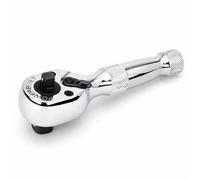 Powerbuilt 1/4" x 3/8" Dual Drive Little Ratchet Handle, Wrench - Ratchet Handle with Sockets
