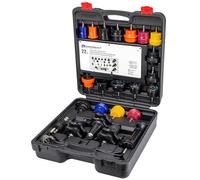 Powerbuilt 22 Piece Cooling System Pressure Tool Kit, Service and Leak Detection for Cars and Trucks, Coolant Adapters, Storage Case 940427