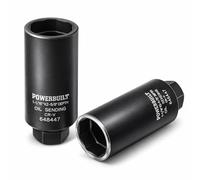 Powerbuilt 648447 3/8" Oil Pressure Sending Socket, Black