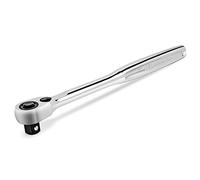 Powerbuilt 649968 Pro Tech 1/4" Quick Release Ratchet with Contour Handle, 72 Tooth