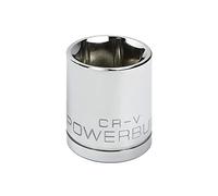 Powerbuilt 940081 1/2" Dr. 6 Pt. SAE Standard Socket, 7/8"