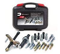 Powerbuilt Harmonic Balancer Puller and Installer Tool Set, Install and Remove Kit, Cars and Light Trucks, Storage Case - 648637