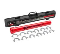 Powerbuilt Master Inner Tie Rod Removal Tool Kit, 13 Pieces, Steering and Suspension, Adapter and Extension Wrench, Storage Case - 647785