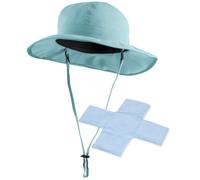 POWERCAP ICE Sun Hat - Instant Cooling with Reusable Ice Packs UPF 50 UV Sun Protection for Hot Weather - PCIC-1118