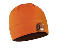 POWERCAP LED Hat Light 150 Lumens Rechargeable Fleece Beanie with Bright Built-in Headlamp Waterproof LED Warm One Size Cap