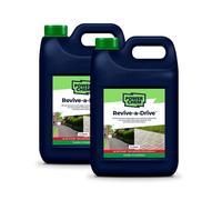 PowerChem 10L Revive-A-Drive High Strength Superfast Moss Algae Weed Blackspot Lichen Killer Remover For Patios Driveways Paving Slab