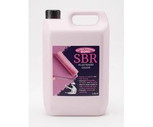 PowerChem 2.5L Pink Plasterers SBR Bonding Agent & Waterproof Admixture - Visual Coverage Control Plaster Primer | Seals Damp Proofs & Prevents Cracks | For Internal & External Render