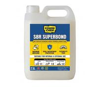 PowerChem 2.5L Sbr Bonding Agent & Waterproof Admixture: 4-In-1 Concrete Sealer, Plaster Primer, Mortar Additive, Screed & Damp Proofing