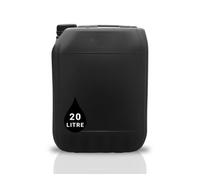 PowerChem 20L Plastic Water Container Jerry Can Un Certified Food Grade Ideal For Outdoor Camping, Emergency And Industrial Use Black
