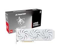 PowerColor Radeon RX 9060 XT Hellhound Spectral White 16GB GDDR6 PCI-Express Graphics Card
