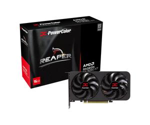 PowerColor Radeon RX 9060 XT Reaper GDDR6 16GB PCI-Express Graphics Card - RX9060 XT 16G-A
