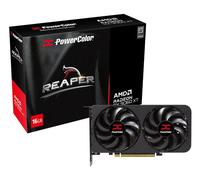PowerColor Reaper Radeon RX 9060 XT GAMING OC 8G Graphics Card - 8GB GDDR6, 128bit, PCI-E 5.0, 3320 MHz Core Clock, 2 x DisplayPort, 1 x HDMI, GV-R9060XTGAMING OC-8GD