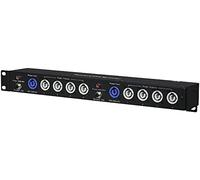Powercon Distribution Unit, 19", Cable, Current Rating 20A, Imperial 19", Metric 484mm, No. of Outlets 8Outlets, Colour Black, 68mm, 48mm, Weight 1.3Kg
