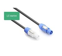 Powercon Power Slave Extension Cable Lead B-A Connection DJ Lighting Audio 1.5m