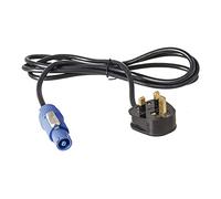Powercon to 13AMP 13A UK Plug 1.5M Lead Cable Power Cable DJ Disco Lighting