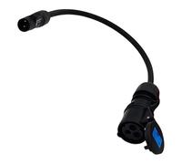 powerCON TRUE1 Plug to CEE 16A Connector Adapter Cable - Titanex 2.5mm² Fly Lead - Professional Stage & Event Power