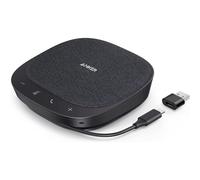 PowerConf S330 USB Conference Speaker for Home Office, Smart Voice Enhancement, Plug and Play, 360 Voice Coverage via 4 Microphones, and Powerful