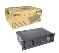 Powercool Intelligent Rackmount UPS Series, Uninterruptible Power Supply, 1500VA, 3U Rackmount, LCD, USB Monitoring, 1 x UK Socket, 4 x IEC 320 C13, 2 x RJ45 1 x USB, Reliable Power Protection | Black