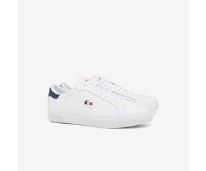 Powercourt Low Top Trainers White/Blue/Red