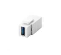 POWERDATA WHITE ICON USB A MEDIA MODULE