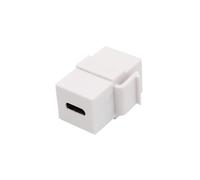 POWERDATA WHITE ICON USB C MEDIA MODULE